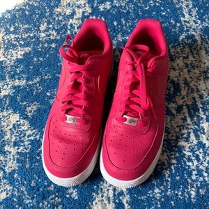 Pink Nike Air Force Ones